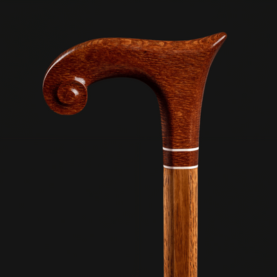 Artisan Walking Cane Made of Exclusive Wood - Made To Order