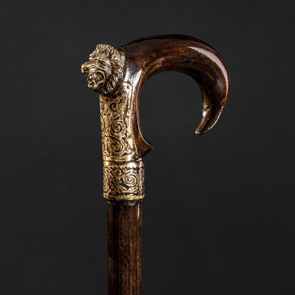 EXCLUSIVE Lion Walking Stick, Walking cane - Handmade | ART WALKING STICKS