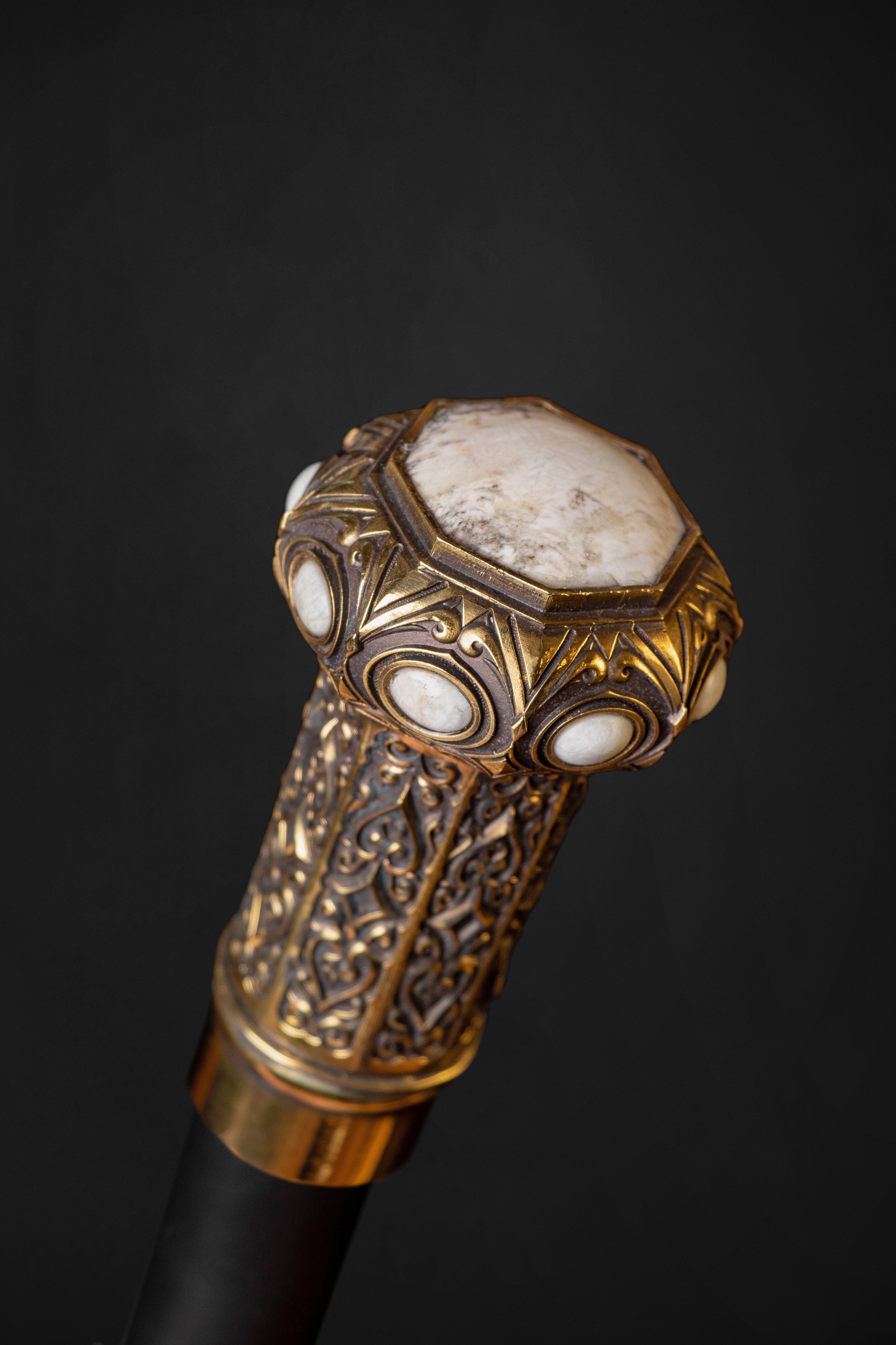 Antique Silver Walking Cane - Elegant Vintage Prop Stick Dress Pimp Canes Costume Accessories For Adults And Kids