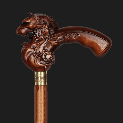 Lion Head Walking Canes for Men and Women