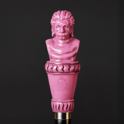 Postmodern Art Walking Cane Handmade from Ash Wood