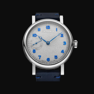 Handmade Dual Time Luxury Watch – New York-London Silver Dress Watch