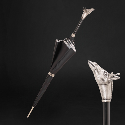 Luxury Handmade Umbrella Giraffa Vintage – Elegant Italian Umbrella