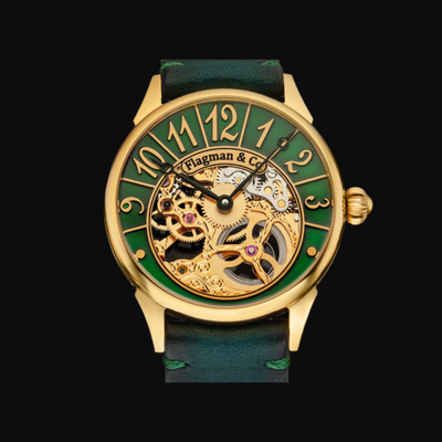 Custom Skeleton Steampunk Mechanical Luxury Watch for Men