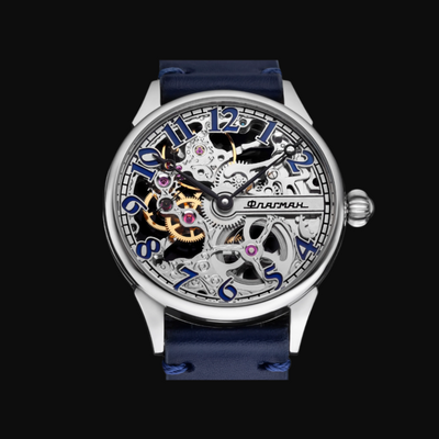 Luxury Elegant Design Steampunk Skeleton Watch