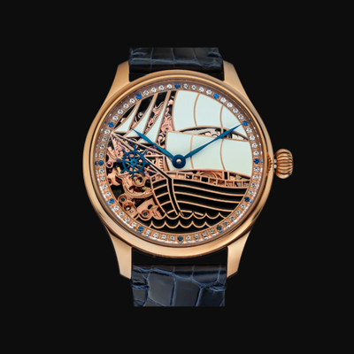 Handmade Skeleton Steampunk Mechanical Watch – Men's Unique Timepiece