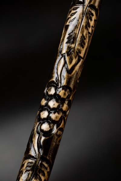 Vintage Rose Walking Cane