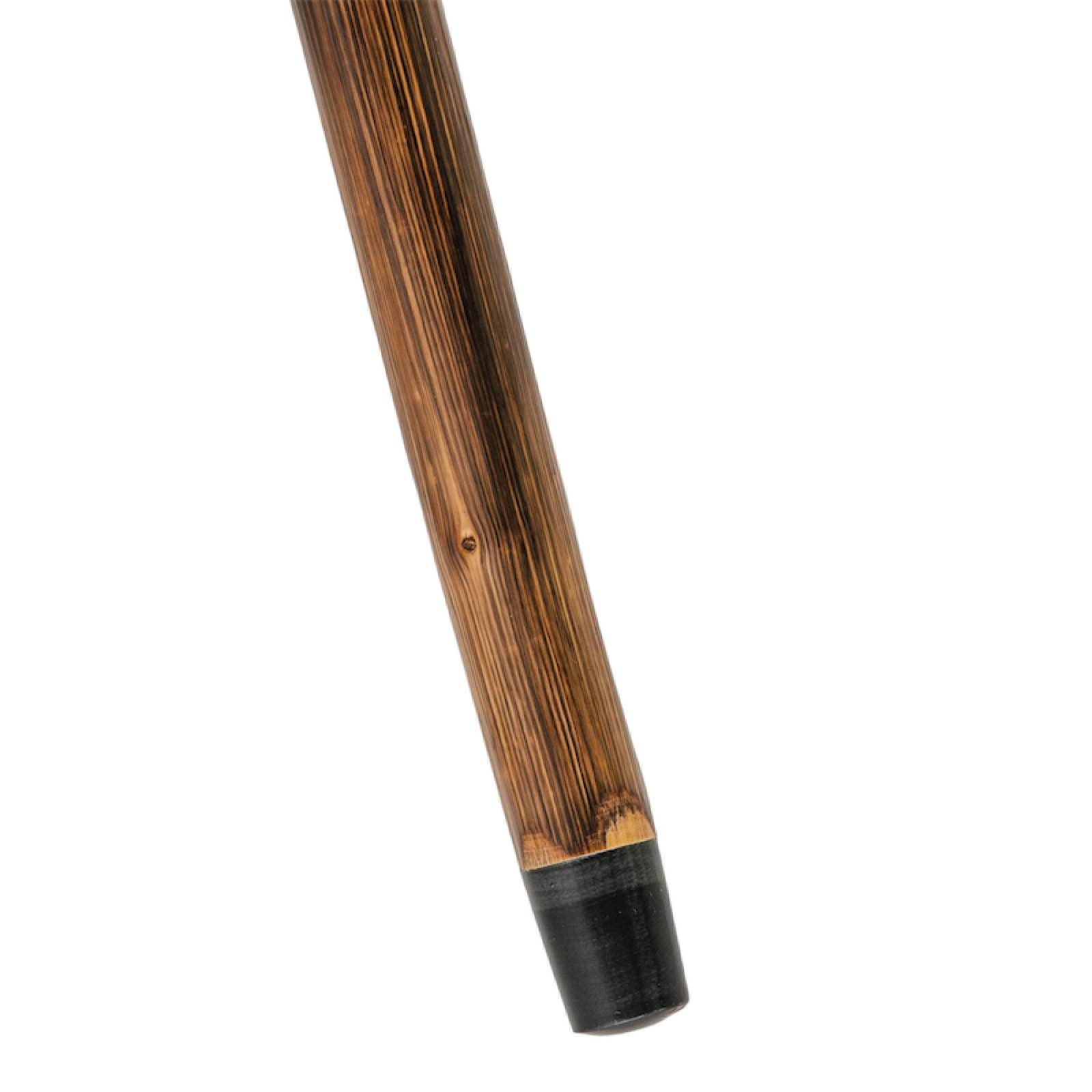 Chestnut Walking Stick with Root, Crook Handle Walking Stick