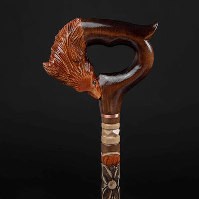 Carved Walking Sticks For Women, Red Canes and Walking Sticks For Women