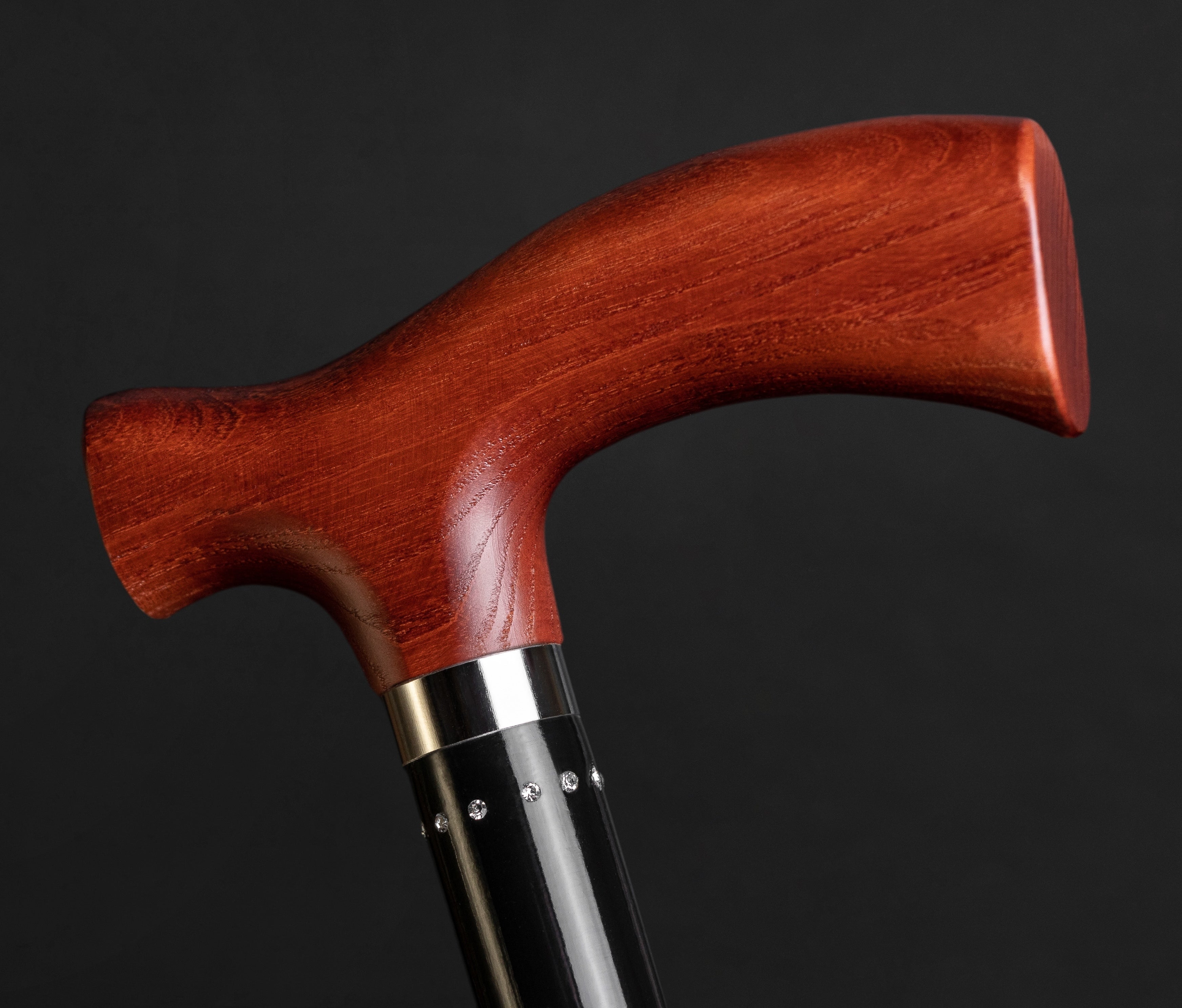 Luxury Stylish Walking Cane with Ergonomic Handle Swarovski Crystal