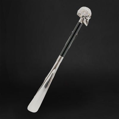 Swarovski® skull shoehorn luxury