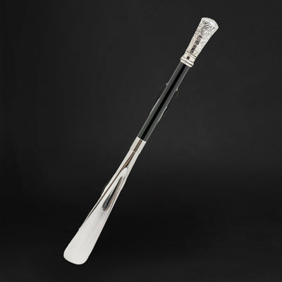 Classic Straight Silver Shoehorn