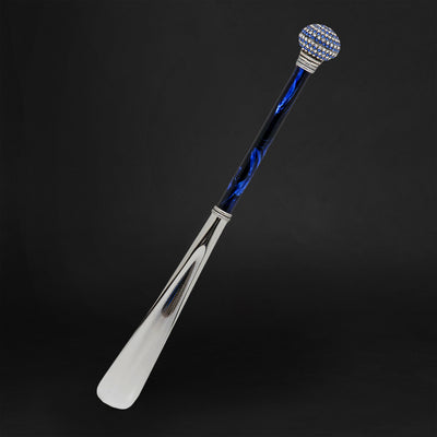 Blue Bicolor Swarovski® Handle Shoehorn