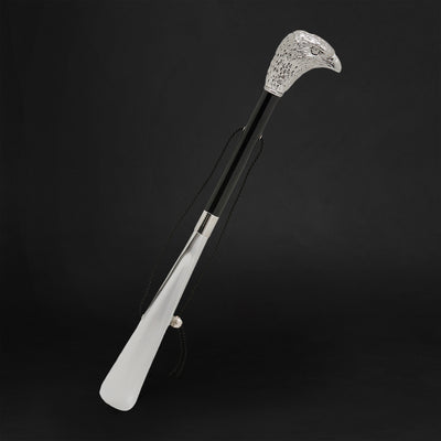 Silver eagle shoehorn for home
