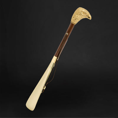 Gold eagle shoehorn fashionable luxury
