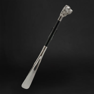 Silver mastiff shoehorn collectible