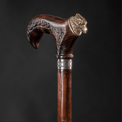 Eagle Walking Stick, Wooden Walking Cane - Design Canes