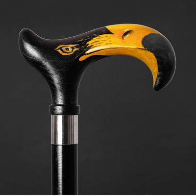 Hand Painted Animalistic Walking Cane - Design Walking Stick for the lover of art