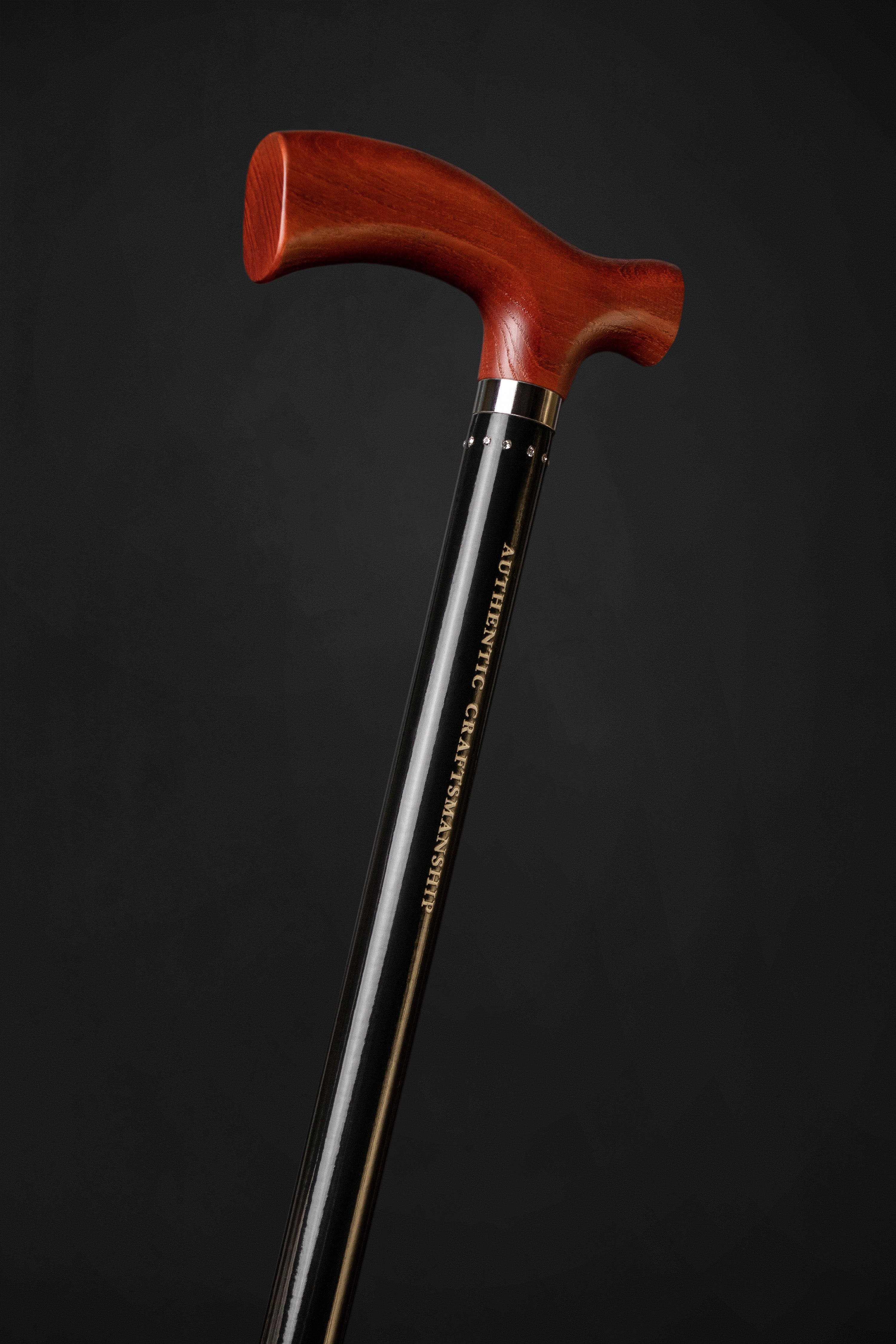 Luxury Stylish Walking Cane with Ergonomic Handle Swarovski Crystal