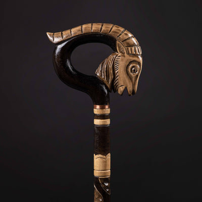 Ram Handle Walking Cane Gift For Men and Women, Walking Stick