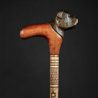 Walking stick with ergonomic grip for arthritis sufferers