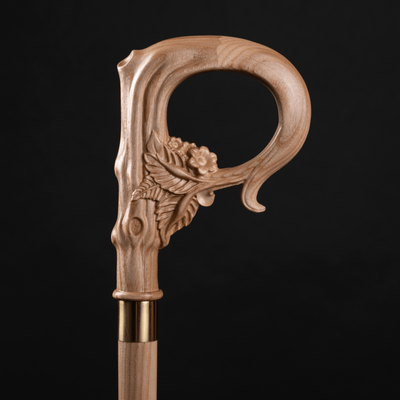 Wooden Walking Cane for Women "Mother Nature"