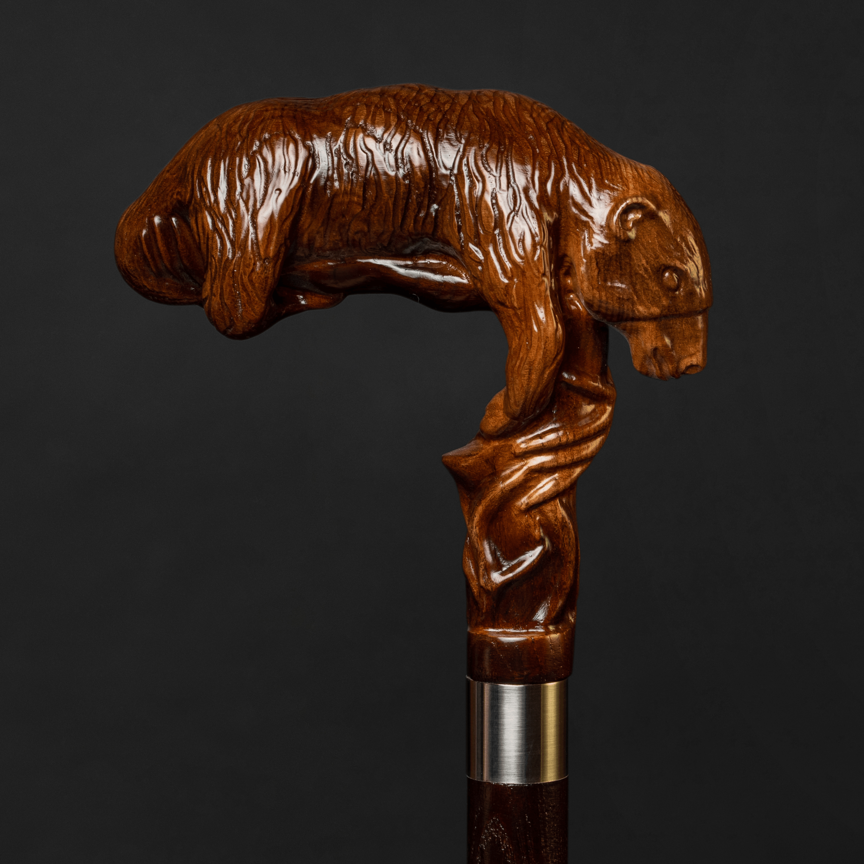 Ergonomic Handle Giant Sloth Walking Cane, Unusual Cane For Men