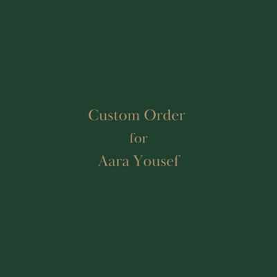 Custom Order  for Aara Yousef - ART WALKING STICKS