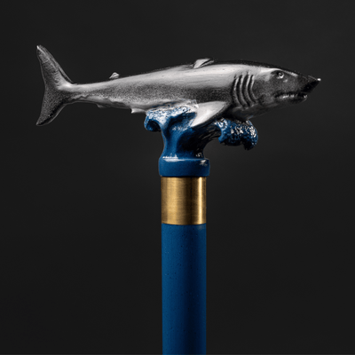 White Shark Walking Cane Stick