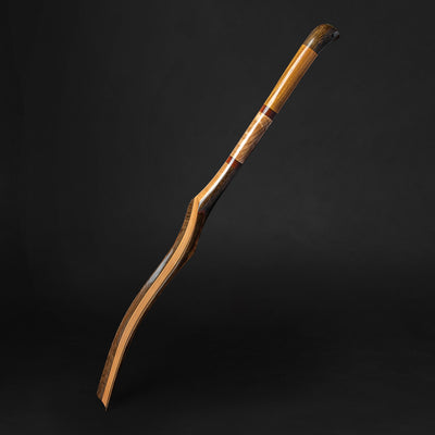 Handcrafted wooden shoe horn for comfortable shoe fitting