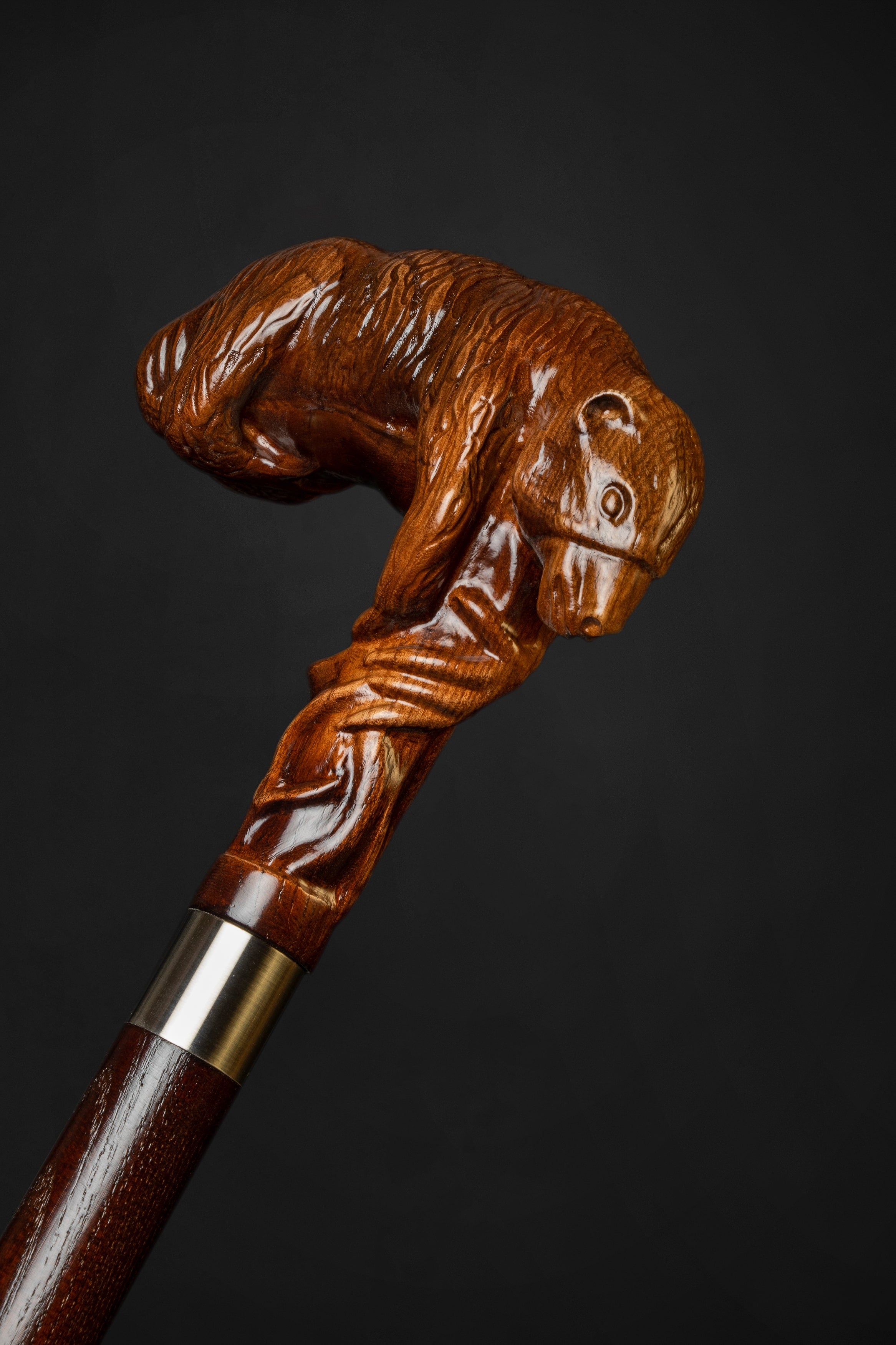 Ergonomic Handle Giant Sloth Walking Cane, Unusual Cane For Men