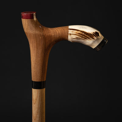 Stylish Antique Walking Stick Bone Handle