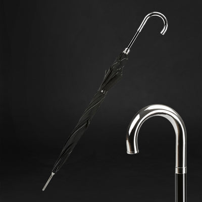 Striped Dandy Umbrella Walking Stick, Classic Style Umbrella - ART WALKING STICKS