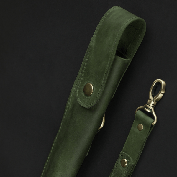 Bag for Walking Stick Storage, Walking Cane Case Leather - Cane Holder ...